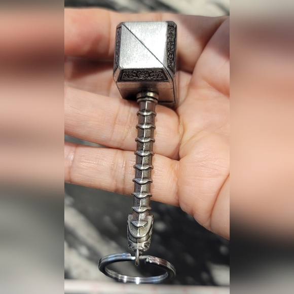 MCU Marvel Avengers Thor Mjoinor Hammer Pewter - Picture 3 of 12